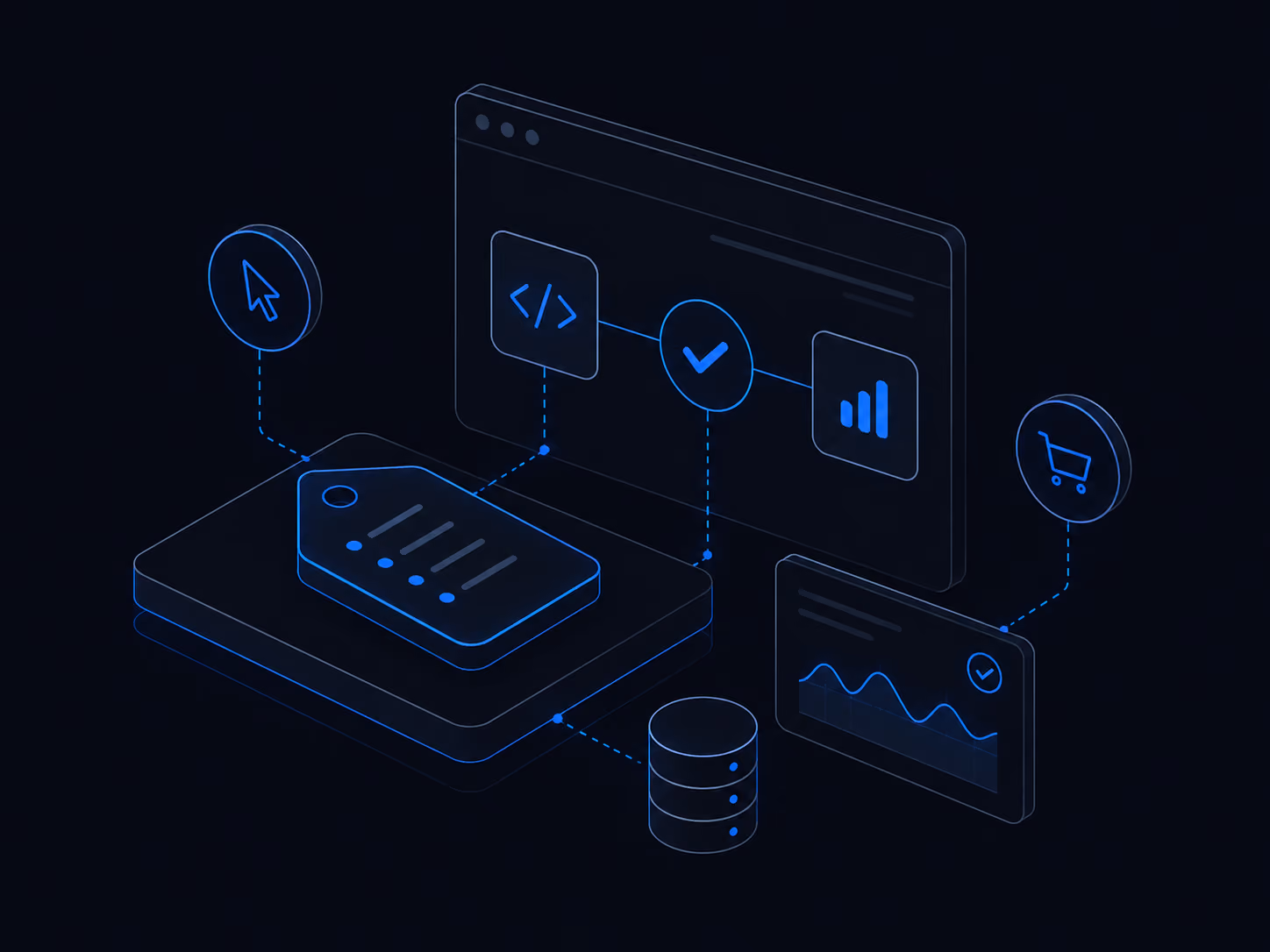Estructura de la base de datos y el etiquetado de métricas
